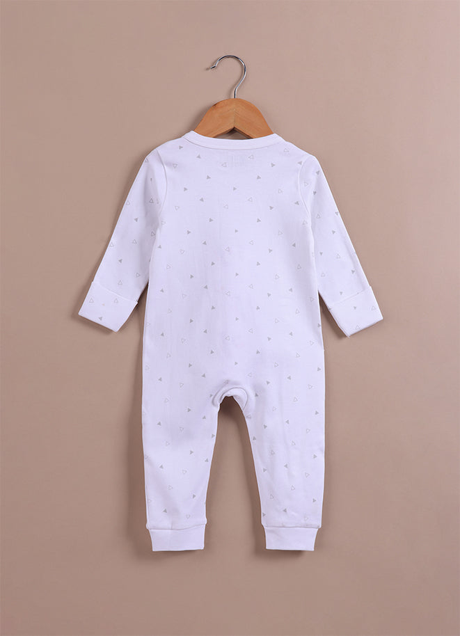 Le Pur Unisex Baby Sleepsuit Set of 2 | Biocool Cotton Newborn Clothes | Infant Rompers with Elephant & “Love You Mummy” Print - LE PUR!